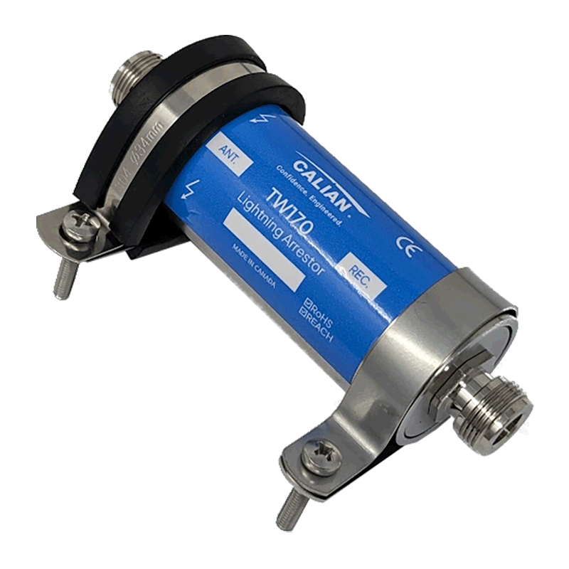 Calian TW170 full-band coaxial GNSS surge protector